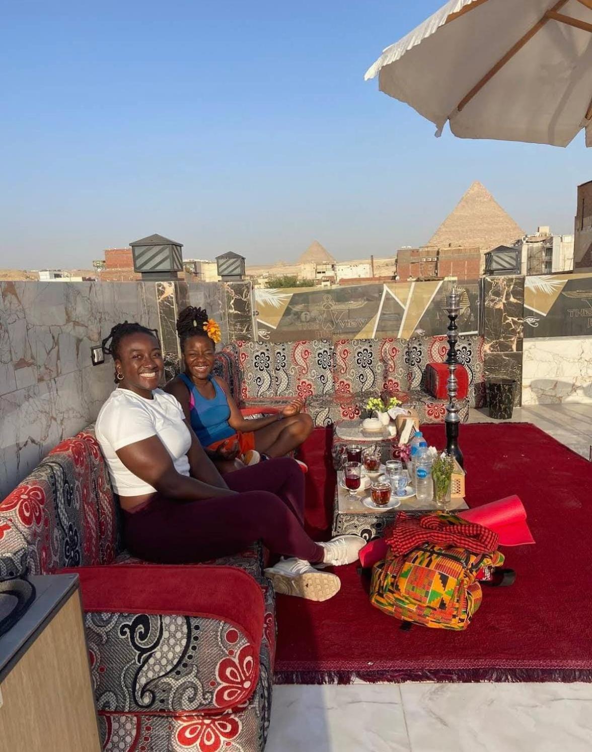 The View Pyramids Hotel Kafrat al Jabal Exterior photo